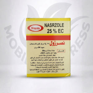 نصرزول 25% مبيد فطرى يستخدم بفعالية لعلاج والوقاية من أمراض البياض الدقيقي، الأصداء، وتبقع الأوراق