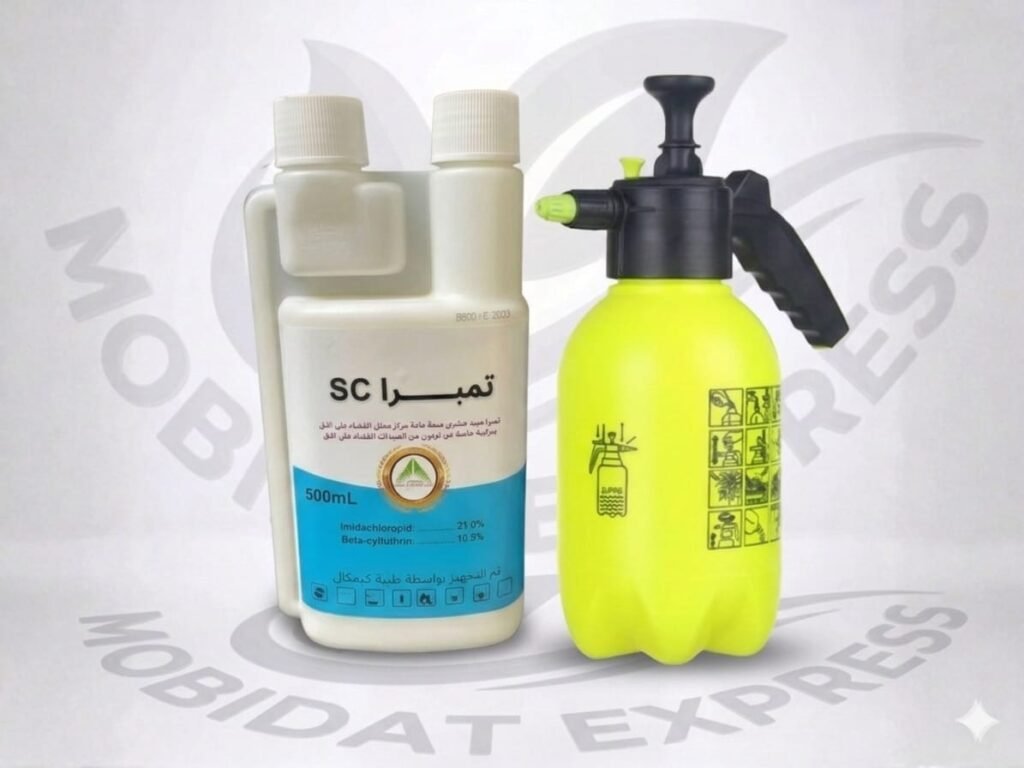 تمبرا (Tempra SC) لبق الفراش بدون رائحة + بخاخة مضخة رشاشه 2 لتر (عرض)